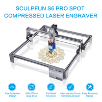 SCULPFUN S6 PRO Machine de gravure bois laser cutter 60W cnc machine de découpe laser avec bon prix