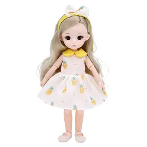 9 इंच सिलिकॉन गर्ल गुड़िया फैशन गुड़िया सेट मिनी जोन्टेड खिलौना 13 मिनी संयुक्त खिलौना