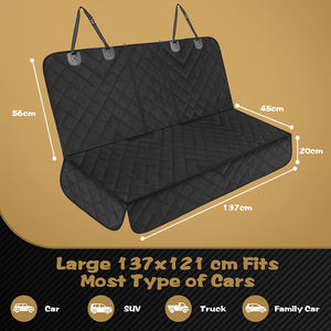 Funda Protectora para Asiento de Coche para Perros, Impermeable, Antideslizante, Resistente a Arañazos, Lavable, Protector de Asiento Trasero Universal para Coches - Product Image 2