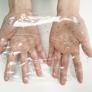 Mascarilla Facial de Hidrogel Transparente con Brillo de Cristal de Estrella y Luna, Hidratante, Iluminadora, para una Piel Radiante - Product Image 3
