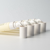 Tube cosmétique souple personnalisé en usine, vide, 10ml/15ml/20ml, pour soins de la peau, emballage souple en PE, finition vernie douce au toucher, pour brillant à lèvres
