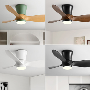 <b>Ceiling</b> <b>Fan</b> Light With Led Fixed Blade For Bedroom Entryway Home Use Silent Operation 5 Year Warranty - Product Image 4