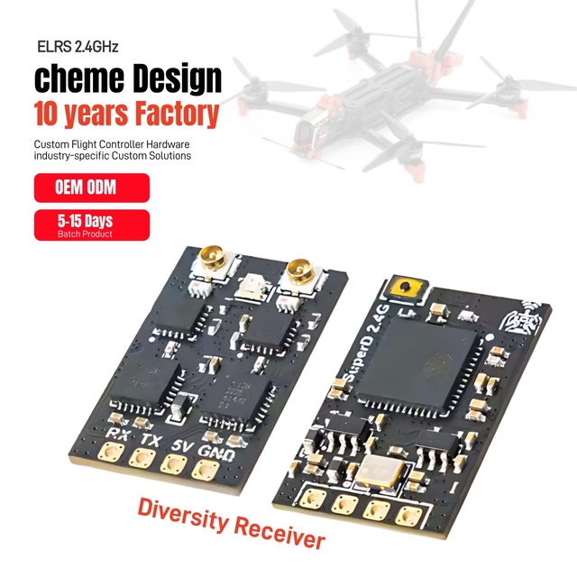 BETAFPV SuperD ELRS 2.4G Diversity Receiver for RC Quadcopter Helicopter Part