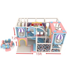 <span class=keywords><strong>Parco</strong></span> <span class=keywords><strong>Giochi</strong></span> Interno a Tema Colorato <span class=keywords><strong>con</strong></span> Scivolo e Piscina di <span class=keywords><strong>Palline</strong></span> per Bambini - Centro Sportivo e Divertimento al Coperto - Product Image 2