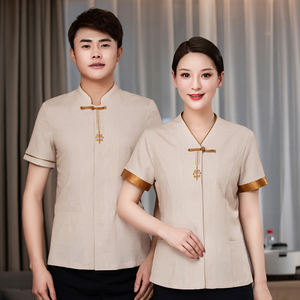 Touchhealthy Supply Mode Hôtel Vêtements Unisexe Hôtel Uniforme Ménage Serveur Nettoyage Uniforme - Product Image 3