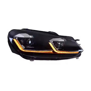 Faros Delanteros <span class=keywords><strong>LED</strong></span> Ojos de Ángel de Alta Calidad Srumdy para <span class=keywords><strong>Golf</strong></span> 6 2009-2013, Nuevos, HID de 12V, Temperatura de Color 6000K, Bombilla H7, 100W, 3000 - Product Image 2