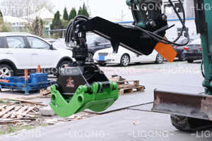 <span class=keywords><strong>Pince</strong></span> hydraulique de sylviculture, grippage de rondin pour l'excavatrice SK60-C SK55-C - Product Image 3