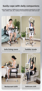 Ghế nâng chuyển người bệnh bằng thủy lực, có chức năng vệ sinh, dành cho người già và người khuyết tật, bán buôn thiết bị phục hồi chức năng y tế tại nhà - Product Image 4