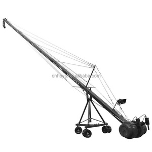 12m 40ft TV Studio Aluminum Alloy Camera Crane Jib with LANC Zoom Monitor