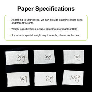 ซองกระดาษแก้วสีขาวแบบคลาสสิกพิมพ์ลายตามสั่ง ย่อยสลายได้ทางชีวภาพ พร้อมถุงบรรจุภัณฑ์กระดาษเคลือบแว็กซ์ พิมพ์สกรีน สำหรับเสื้อผ้าและรองเท้า - Product Image 4