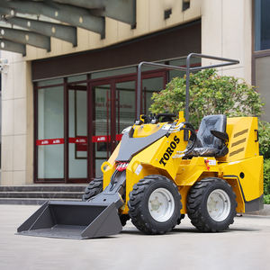 Mini chargeuse sur pneus à vente chaude, directement <span class=keywords><strong>de</strong></span> l'usine, avec moteur diesel Kubota <span class=keywords><strong>de</strong></span> 25 ch, débit hydraulique élevé, mini chargeuse sur pneus puissante - Product Image 6