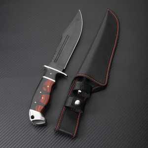 हॉट सेलिंग फिक्स्ड ब्लेड nvies आउटडोर शिकार चाकू सुपर तेज 3क्र13 स्टील ठोस लकड़ी चाकू हैंडल ओएम अनुकूलन योग्य - Product Image 5