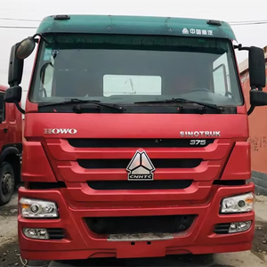 รถบรรทุกหัวลากมือสอง Sinotruk Euro2 ดีเซล 6x4 พวงมาลัยซ้าย HOWO 10 ล้อ รับน้ำหนัก 21-30 ตัน 371 แรงม้า กล้องมองหลัง 360 องศา - Product Image 1