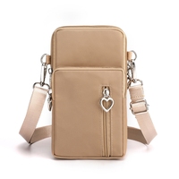 2025 nouveau Style coréen femmes bandoulière téléphone sac polyvalent Mini sac à main avec sangle de cou portefeuille poche sac de messager