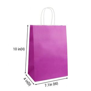 Kraft Paper Gift <b>Bags</b> with Handles Retail Shopping <b>Bags</b> Thanksgiving Celebrations Gift <b>Bags</b> Supermarket Grocery Paper <b>Bag</b> - Product Image 2