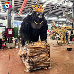Động vật animatronics Mô hình nhân tạo Điêu Khắc sợi thủy tinh GORILLA - Product Image 1