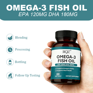 OEM Omega-3 Balık Yağı Yumuşak Jel Kapsülleri (EPA 120MG DHA 180MG)-Enerji Kalp Sağlığı Yetişkin Takviyesi 2 Yumuşak Jel Kapsül İçilen Meşrubatın İçerdiği Bir Şekilde Bir Servis İçerir - Product Image 4