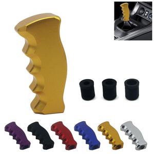 Pomo de palanca de cambios de coche de aleación de aluminio 45x106x35mm, forma ergonómica de mango de cuchillo, ajuste universal - Product Image 4