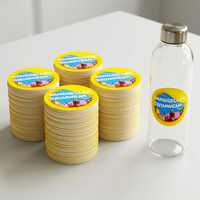 Autocollants personnalisés avec impression de logo UV sélectif, étiquettes adhésives en vinyle PVC imperméable, découpés sur mesure