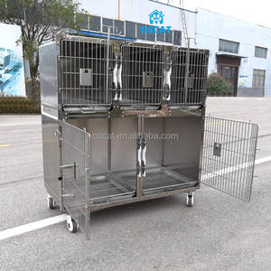 OSCAT EUR <span class=keywords><strong>PET</strong></span> en kaliteli veteriner kafesleri paslanmaz çelik veteriner ekipmanları Vet kliniği kafes satılık - Product Image 4