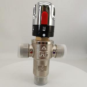<span class=keywords><strong>2025</strong></span> <span class=keywords><strong>New</strong></span> 3 Way van Brass 3/4 "tĩnh nhiệt trộn van cho vòi hoa sen Ống lạnh và nóng Mixer tĩnh nhiệt van - Product Image 2