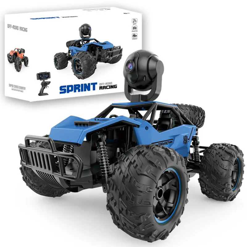 2.4Ghz 1/14 WIFI FPV Real Time Alloy Monster truck Off Road Toy Vehicle Remote Control RC Climbing Car Toy with HD Camera