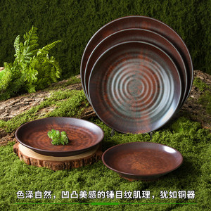 จานเมลามีนทรงสี่เหลี่ยมสไตล์เรียบง่ายสำหรับใช้ในงานโรงแรม จานตื้น YB001 7 - Product Image 2