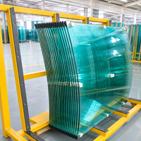 Verre Trempé Courbé Stratifié Antidérapant PVB pour Marches d'Escalier en Spirale, Éclairage Extérieur de Salle de Bain, Certifié CE SGCC, Fabrication Personnalisée en Usine