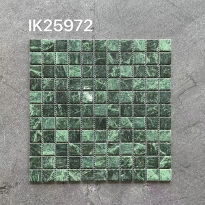 Azulejo de Porcelana Verde Mate Mediterráneo con Diseño de Flor Grande <span class=keywords><strong>para</strong></span> Piscina, <span class=keywords><strong>Cocina</strong></span>, Baño, Inodoro, Balcón y Entrada - Product Image 6