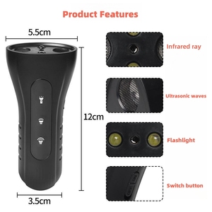 <span class=keywords><strong>Répulsif</strong></span> Ultrasonique Portable Rechargeable en Plastique pour Chiens, 2 Niveaux <span class=keywords><strong>Anti</strong></span>-Aboiement et <span class=keywords><strong>Anti</strong></span>-Morsure – Offre Spéciale - Product Image 4