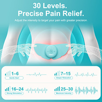 Thérapie TENS sans fil avec 3 niveaux de chaleur, 6 modes, 30 intensités réglables pour la massothérapie, l'électrothérapie et le soulagement de la douleur