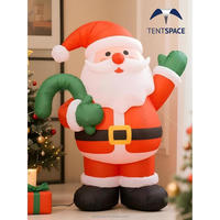Énormes lumières LED lumineuses noël gonflables publicité extérieure décorations de cour suspendus sac cadeau du père noël pour les vacances d'automne