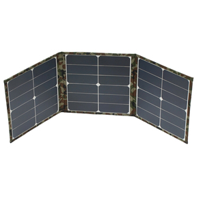 Hocheffizientes 18V DC PD 60W USB 5V Ausgang Wasserdichtes IP67 Faltbares Flexibles Tragbares Schwarzes Monokristallines 22% Solarpanel - Product Image 2