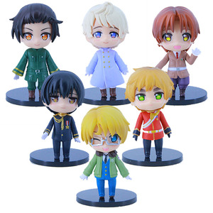 Figuras de YMJ 5 uds 6pcs10cm Hetalia Axis Power Feliciano <span class=keywords><strong>Vargas</strong></span> PVC acciones muñeca figura anime figuras de acción - Product Image 4