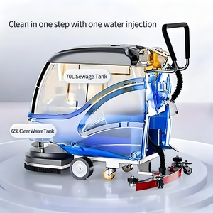 Laveuse de sol électrique commerciale à main épurateur Portable petites balayeuses de stationnement <span class=keywords><strong>balayeuse</strong></span> de carburant manuelle - Product Image 5