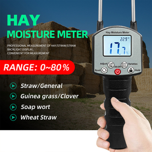 100h di động thực tế ngũ cốc rơm thức ăn gia súc cỏ hay độ ẩm mét màn hình kiểm tra cám độ ẩm analyser kỹ thuật số độ ẩm <span class=keywords><strong>Tester</strong></span> - Product Image 3