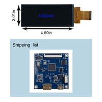 Layar kecil layar 4.82 inci 480X1120 layar Lcd vertikal dengan Mipi Monitor papan Driver