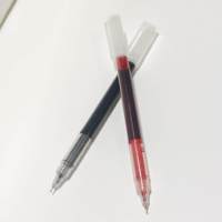 Bolígrafo de Gel Líquido de Secado Rápido y Gran Capacidad, Punta de Metal de 1.0 mm, Escritura Fluida, Bolígrafo con Logotipo, para Estudiantes, Exámenes, Prácticas y Oficina