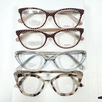 Monture de lunettes en acétate en liquidation, durable, commande mixte, montures en acétate de haute qualité, tendance et confortable, en stock pour unisexe