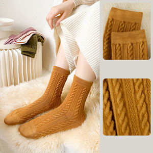 Qualité sans couture hiver épais chaud chaussettes cachemire neige Ski Trekking randonnée botte chaussettes extérieur Thermo laine mérinos Sport chaussettes - Product Image 2