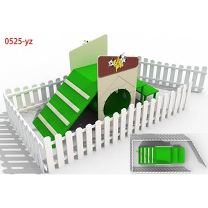 Equipo de Juegos para Mascotas de Plástico Resistente para Exteriores, Parque de Agilidad para Perros, Juego de Parque Infantil para Gatos para Jardín y Parque - Product Image 3