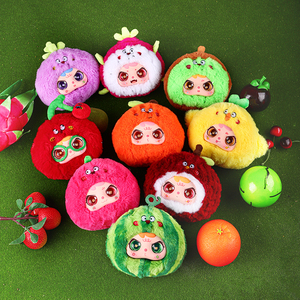 Oso <span class=keywords><strong>Yubi</strong></span> de Sandía, Serie Tuantuanzai, Muñeco de Fruta, Juguete de Moda, Caja Sorpresa, Peluche Adorable, Venta al por Mayor - Product Image 5