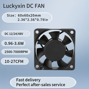 60 मिमी <span class=keywords><strong>12</strong></span> वोल्ट 24v कॉम्पैक्ट औद्योगिक अक्षीय शीतलन प्रशंसक 3 डी प्रिंटर अलमारियाँ में वेंटिलेशन और निकास के लिए अनुकूलन योग्य गंध समर्थन - Product Image 2