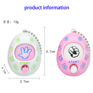 2025 Bán Buôn Hot Bán Mặt Thay Đổi Ngón Tay Đoán Đoán Trò Chơi Hình Dạng Trứng Mini Thần Động Viên Nang Bán Hàng Tự Động Trẻ Em Đồ Chơi Với Keychain - Product Image 6