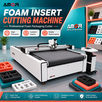 Machine de découpe de mousse à couteau oscillant pour inserts personnalisés en mousse EVA