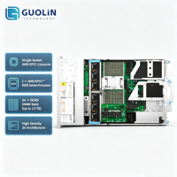 Serveur en rack DELL PowerEdge R5715 2U, serveur de calcul en périphérie pour site distant et serveur de traitement de données industrielles
