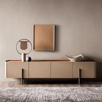 Meuble TV moderne et minimaliste le plus vendu pour salon et chambre à coucher, en bois massif. Conception durable et écologique directement de Chine
