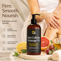 Minyak Tubuh Hanxya Lemon Flowers Nourishing Firming Skin Revitalizer Expeller Pressed Cosmetic Grade 240ml Botol Pompa Untuk Semua Jenis Kulit
