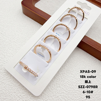 Bijoux XUPING, mode, plaqué or 18 carats, perle, cuivre, bagues pour femmes