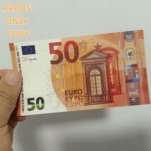 Dinero Falso Realista de Euro para Fiestas, Decoración, Juegos, Tarjetas de Juego de 5, 10, 20, 50, <span class=keywords><strong>100</strong></span>, 200, 500 Euros, Regalo de Navidad y Cumpleaños, Dinero de Juguete - Product Image 3